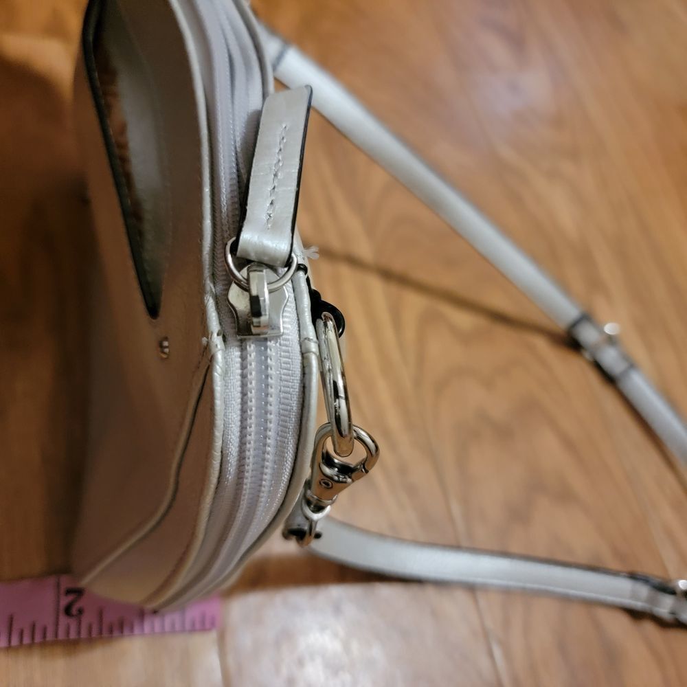 Tignanello Metallic Silver Convertible Crossbody Bag - Picture 5 of 11